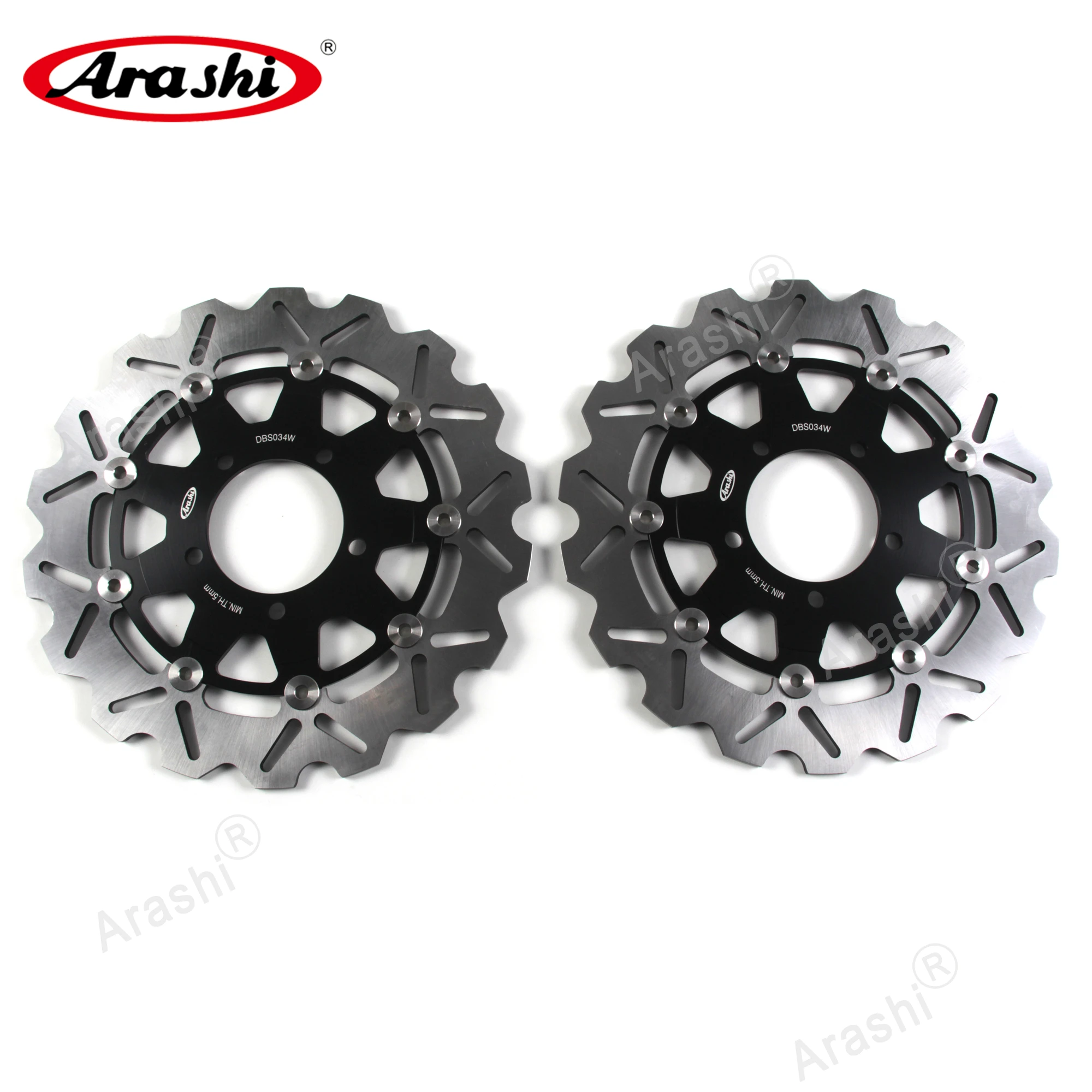 ARASHI Front Brake Disc For KAWASAKI VN 650 Vulcan S 2016 2017 2018 2019 CNC Brake Disks Rotors VN650 VN650S Accessories