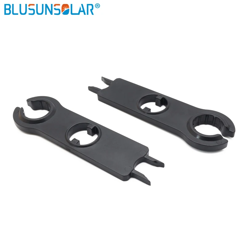 Freies Verschiffen 1 Paare/los 1500V Connector Tools Schwarz Spanner/Schlüssel In Gute Qualität