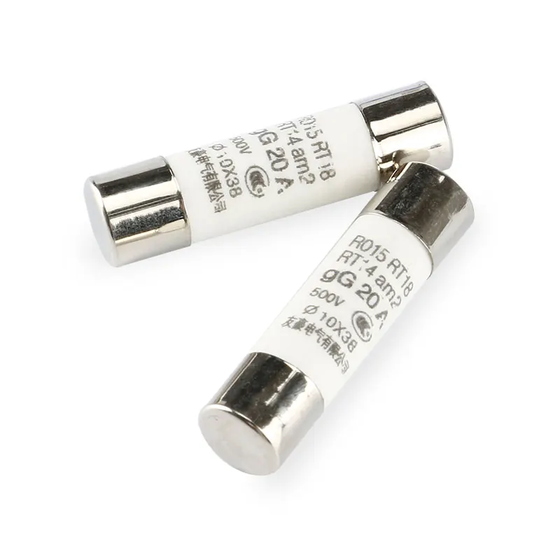 5Pcs 10*38 Fast blow Ceramic Fuse 10x38mm Fuse 500V 0.5A 1A 2A 4A 5A 6A 8A 10A 16A 20A 32A RO15 RT18 RT14