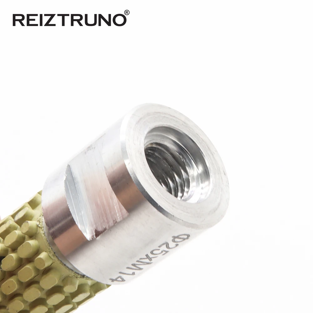 1 Inci Roda Drum Berlian 25Mm Drum Pemoles Berlian Basah M14 5/8 "-11 Roda Gerinda Drum Benang untuk Batu Granit Marmer