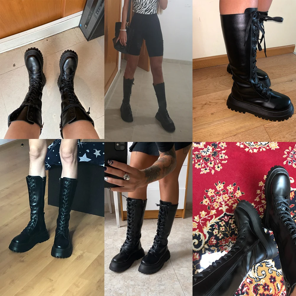 RIBETRINI 2023 Herbst Neue Ankunft Luxus Marke Design mitte der wade Stiefel Frauen Kühlen Hohe Plattform Stiefel Keile Schuhe frau