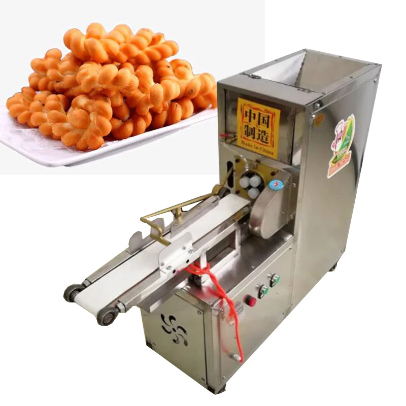 

High-quality deep-fried dough twisting machine/durable twist making machine/Chinese snack dough twisting machine