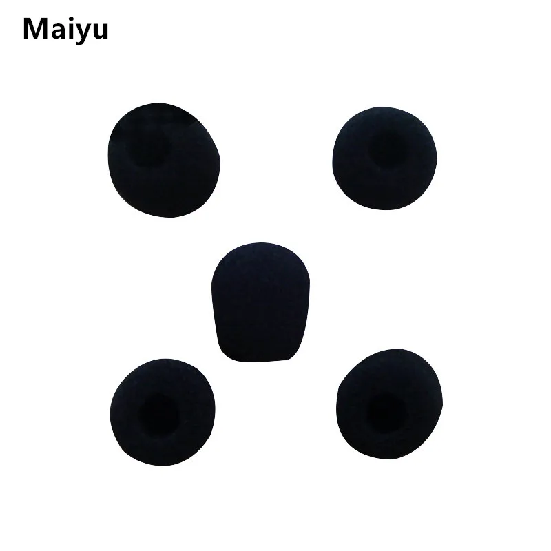 コットンラペルマイク10枚,フロントガラススポンジカバーカバー,ノイズキャンセリング保護,卸売