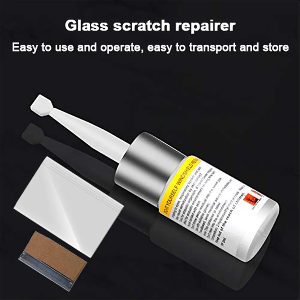 Ferramenta de reparo do pára-brisa para janela do carro Cola de cura de vidro de janela Auto Glass Scratch Kit de restauração de crack Acessórios DIY