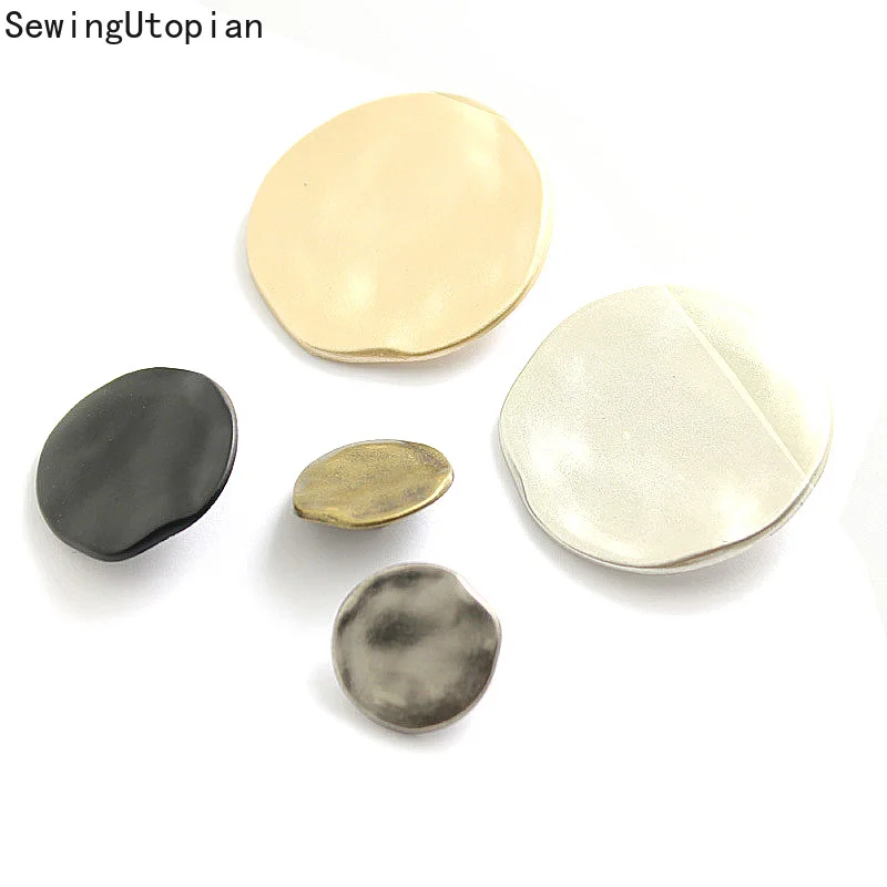 10PCS Bronze Sewing Jean Buttons for Cloth Flatback Cabochon Scrapbooking Crafts Knopf Bouton Decor Diy Accessories 25/30MM