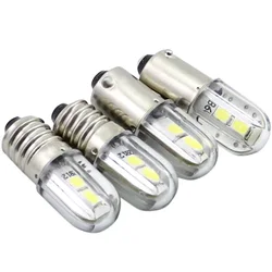 10pcs E10 Led Bulb Ba9s 6V T4w 1w Indicator Light 6.3V 12V 24V 48V 60V 120V 220V  2835 4SMD