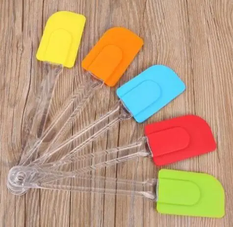 

500pcs practical Silicone Spatula Baking Scraper Butter Mixer Cooking Cake Kitchen Utensil