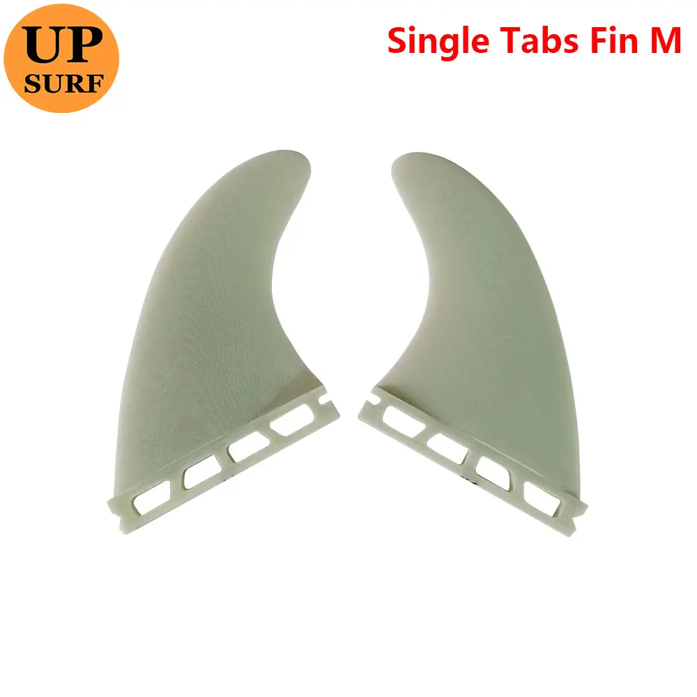 

UPsurf Single Tabs Fin M Size Fiberglass Material Twin fins Single Tabs side fin surf fins 2pcs per set Free Shipping