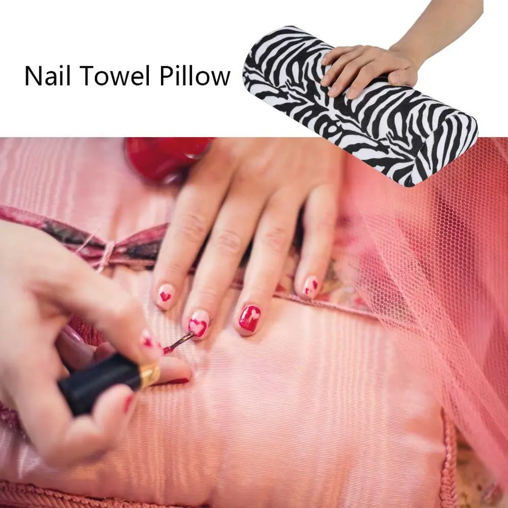 Almohada de mano suave lavable, soporte de almohada de esponja, reposabrazos, arte de uñas, manicura pequeña, cojín de descanso de manos