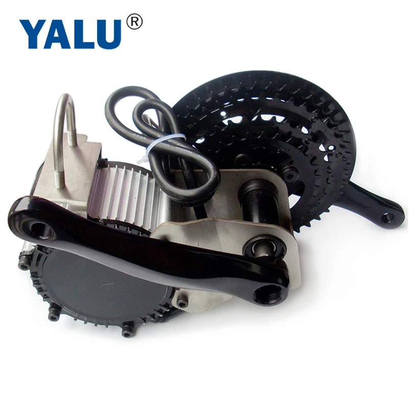 

YALU 48V 450/600W BLDC DIY Mountain Bicycle three-speed gear plate Brushless EBIKE Middle Drive Motor Kit