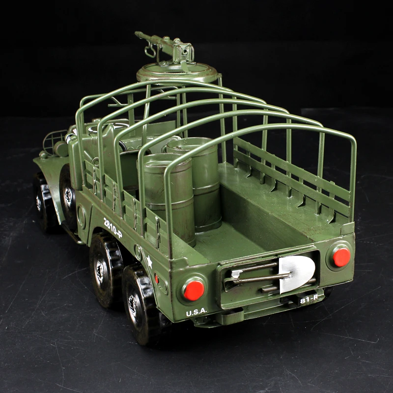 World War II dodge military trucks Model of Retro Industrial Home Decoration Wrought Metal Crafts desk accessories Gifts