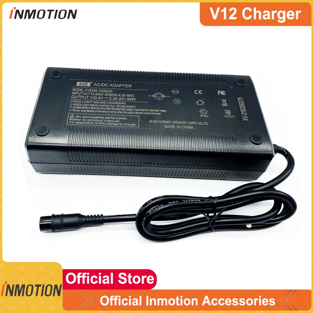 Original INMOTION V12 Charger 100V 2.3A Charger for Inmotion V12 Electric Unicycle Monowheel Official INMOTION Accessories