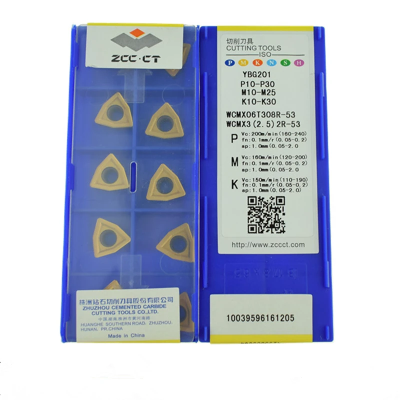WCMX030208R WCMX040208R WCMX050308R WCMX06T308R WCMX080412R -53 YBG201 -53 YBG202 -PG YBG202 Turning Tip,suitable For U Drills