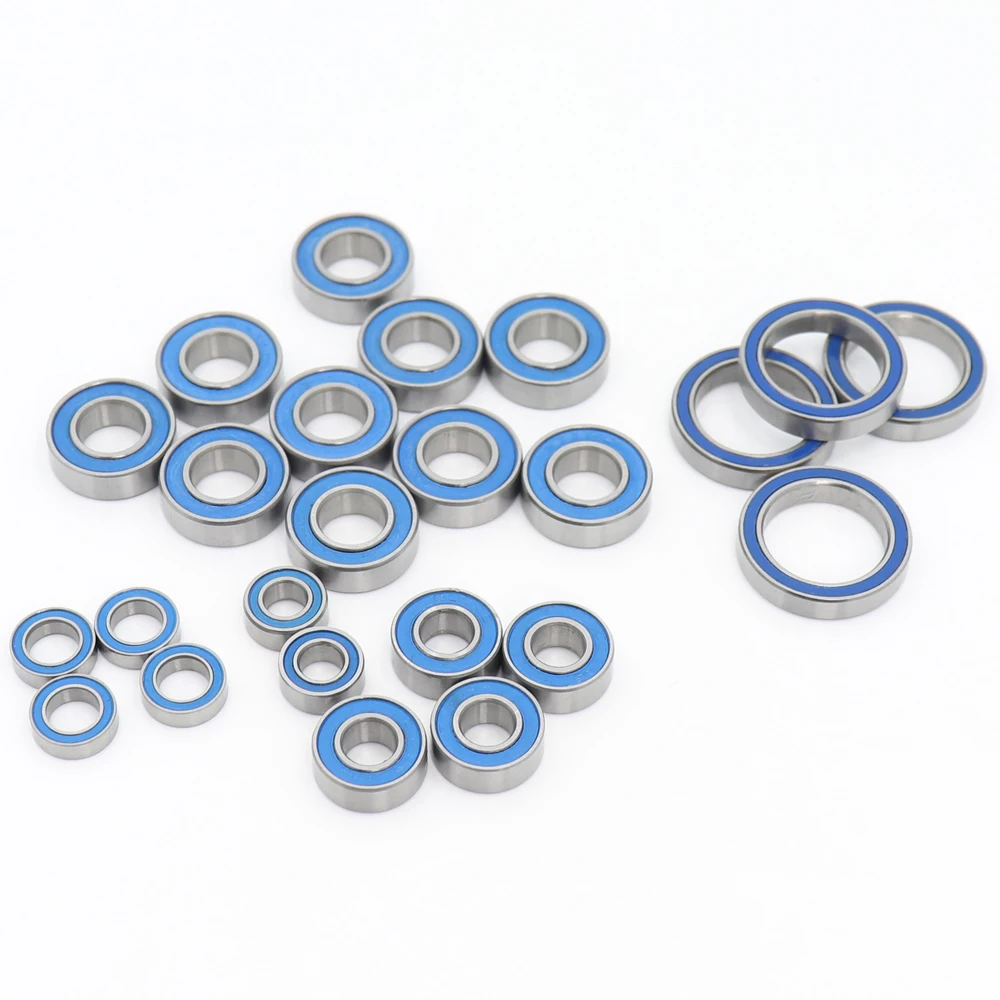 Mugen MBX8 / MBX8 cuillère à soupe scellé roulement à billes Kit Total 24 PC ABEC-3 bleu scellé RC roulements