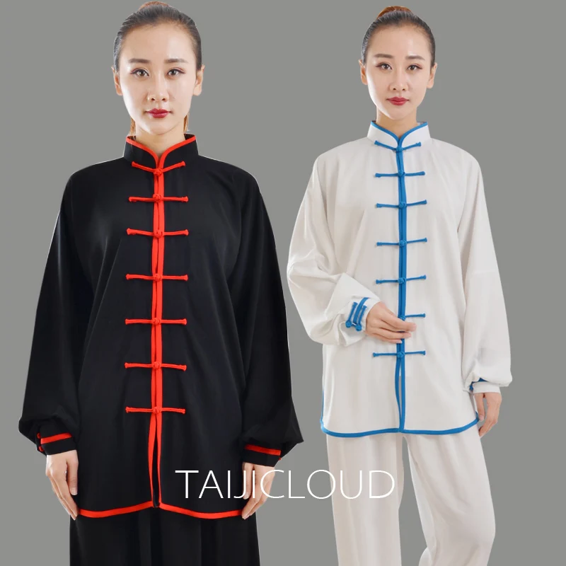 

Men's and Women's Cotton-Blend Silk Tai Chi Clothing for Martial Arts Practice and Performance