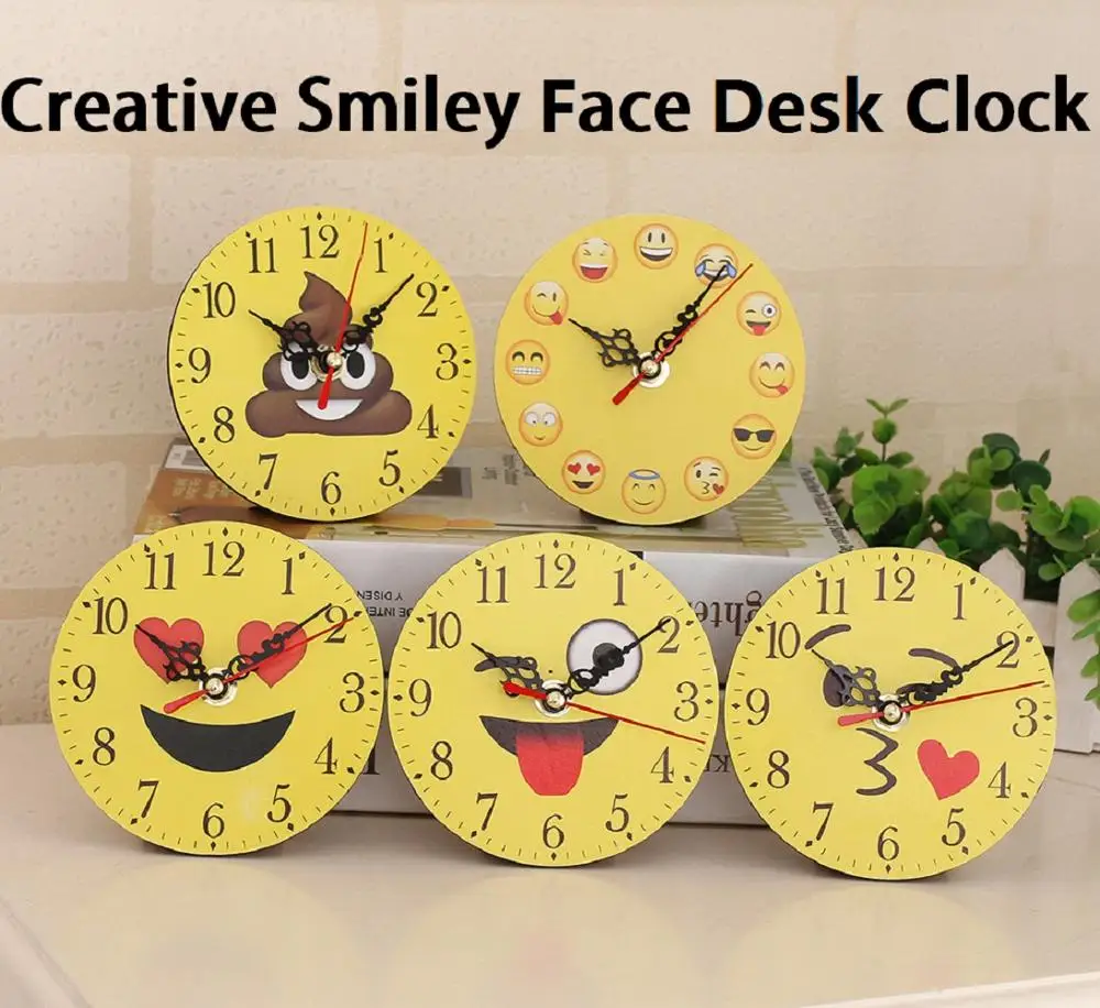 115mm Desk clock Table Decor Clocks Numeral Digital Dial Mute Silent Non-Ticking Battery Operated Clocks for Study Room