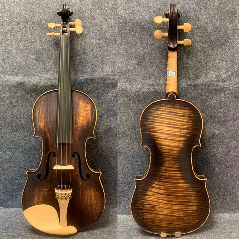 

Strad style SONG Maestro handcrafted Imitation of the old violin 4/4 violin,boxwood parts,graceful and mellow sound#10731