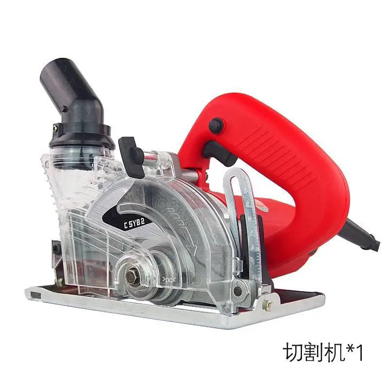 125MM stone wood dust-free cutting machine marble machine woodworking chainsaw multifunctional 45 degree chamfer