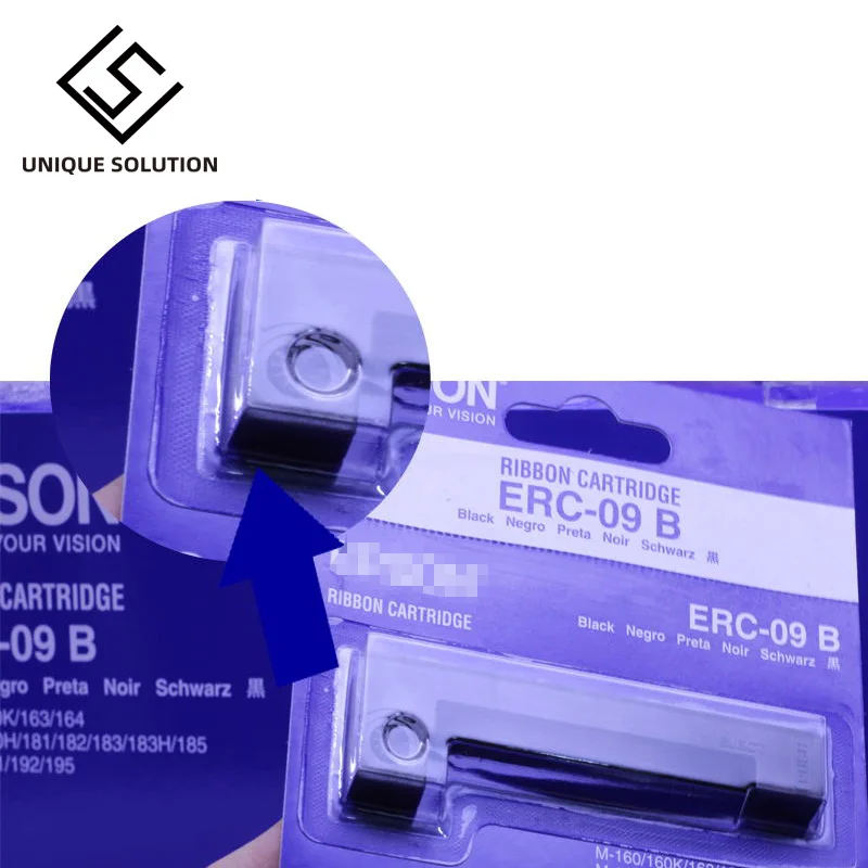 1-10 pieces New Original ERC-09B ribbon For Epson M-160 M-164 M-190 M-190G M-192 M-192G M-180 M-183 ERC-09 B ERC09 ERC09B