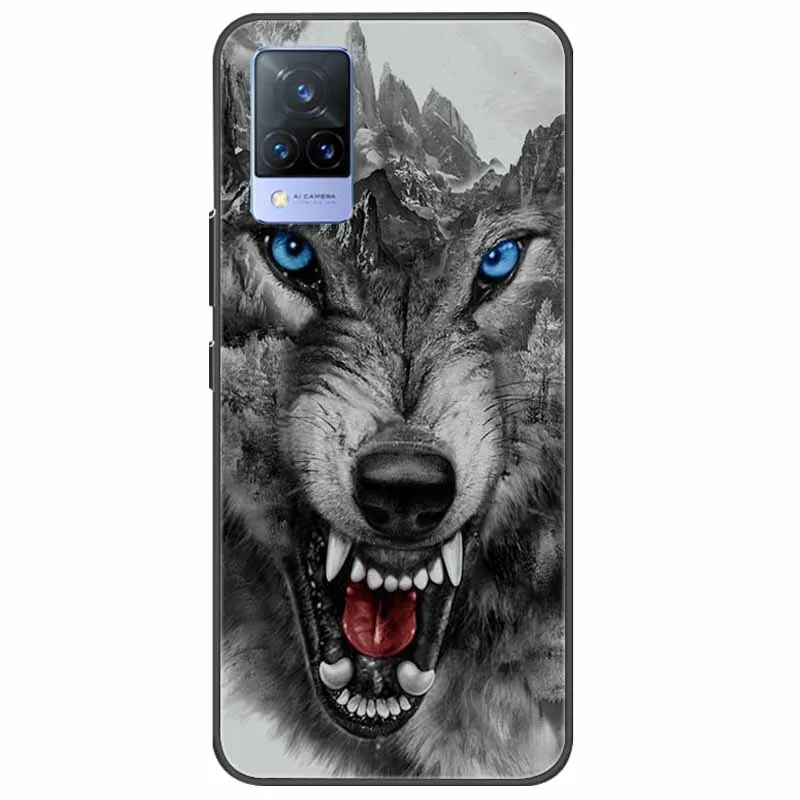 For vivo V21 Case V21E Silicone Black TPU Soft Funda Phone Cover for Vivo V21 5G VivoV21 Back Cases V2050 V2066 V 21 Coque