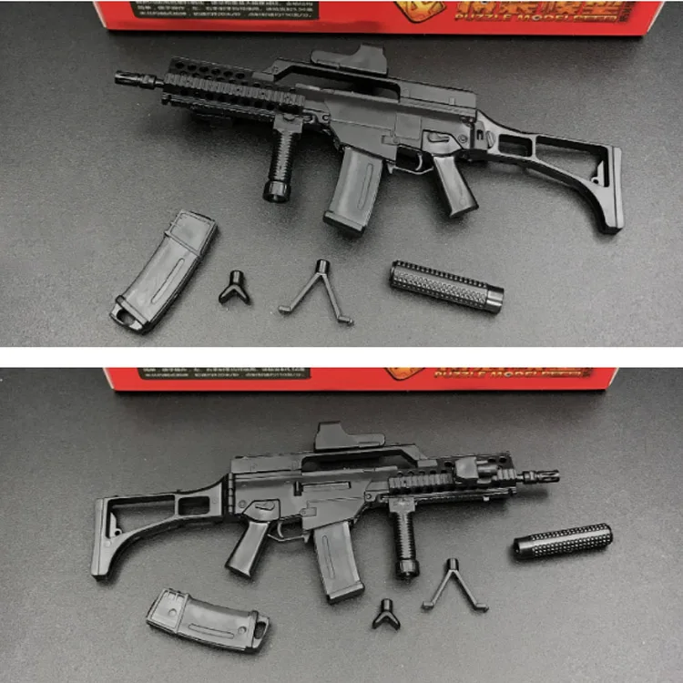 1/6 G36KSK Assault Rifle Armour 4D Gun Model for 12 inch Action Figure