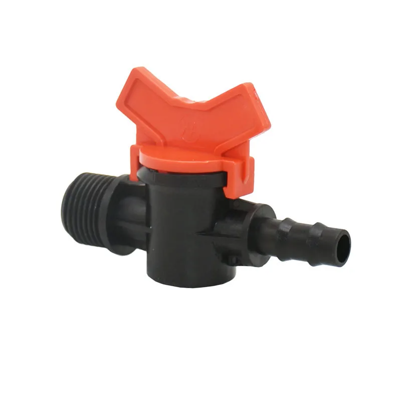 

10mm To 1/2" Male Garden Tap 9/12 Garden Hose Irrigation Water Valve 3/8" Flow Control Valve Adapter 1Pcs