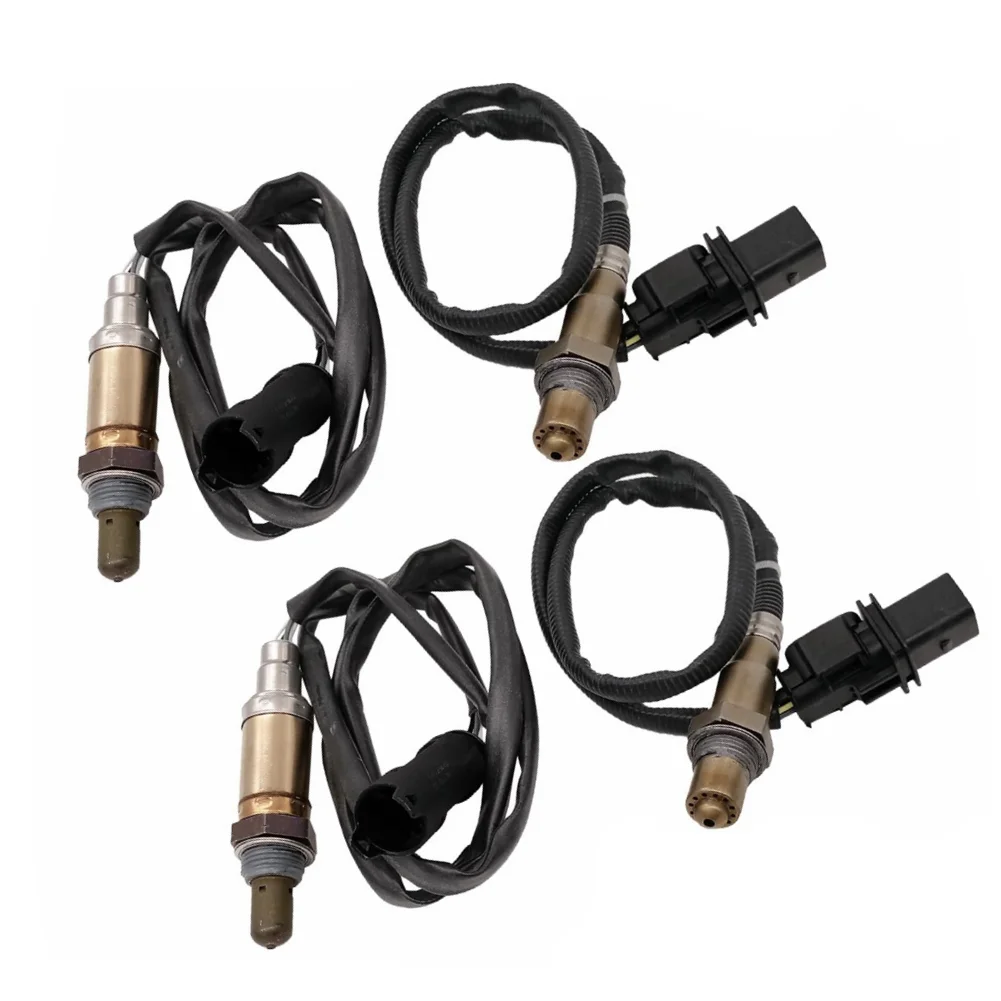 4pcs Upstream+Downstream Oxygen Sensor For 2003-2006 BMW 330Ci 325Ci 525i 530i X3 OEM 234-5107 234-4683 06F906262R 11787513963