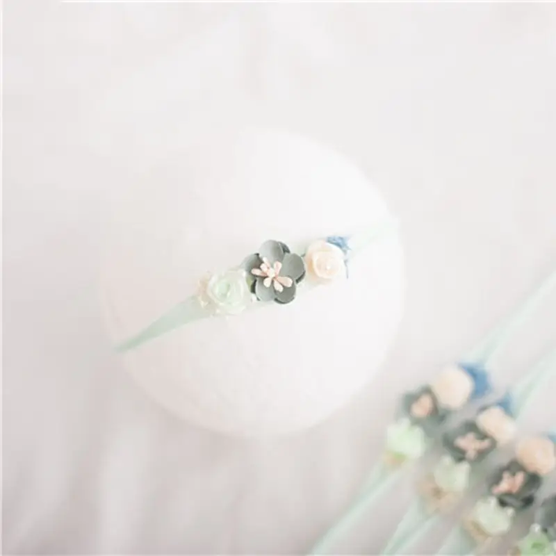 New Baby Headdress Infants Photo Manual Fine Headband Newborn Photography Props Head Decoration Jewelry Photo Hair Band