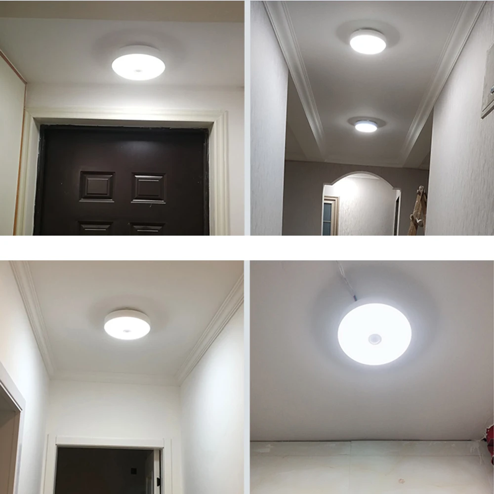 12W 18W LED Ceiling Light 220V Modern Ceiling Lamps PIR motion Sensor Led panel Sound Sensor Ceiling light Surface mounted