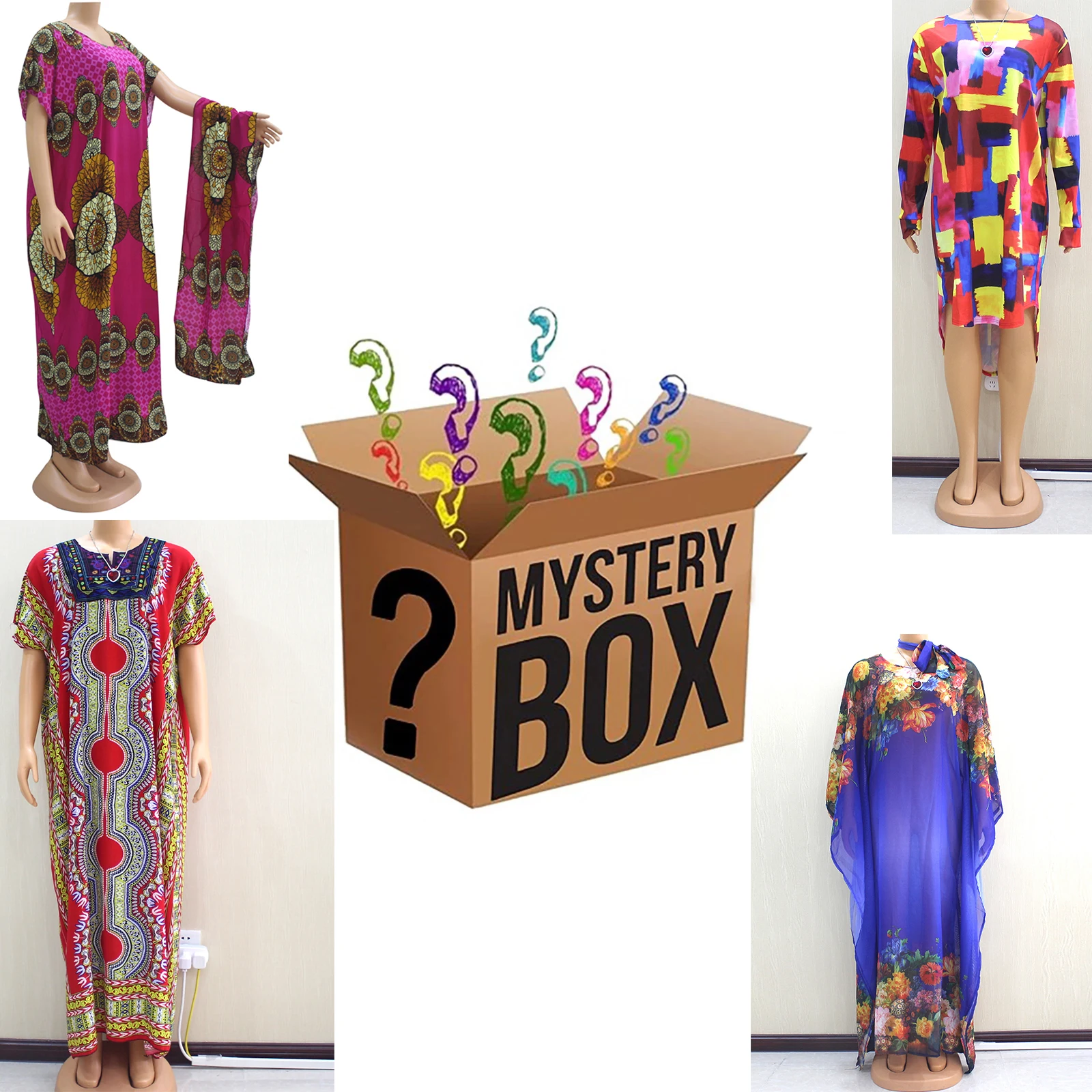 

Lucky Box - Mystery Blind Box Dress Muslim Best Gift Random Style Interesting and Exciting Lucky Box Such for Holidays/Birthday