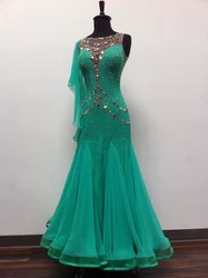 Vestido de baile de competición de salón avanzado para mujer, falda de baile de vals profesional de alta calidad, vestidos de baile de salón estándar para adultos