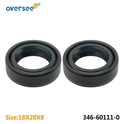 346-60111 Oil Seal For Mercury Marine Tohatsu Outboard Motor 25HP 30HP Shaft Seal 26-161301 ,346-60111-0