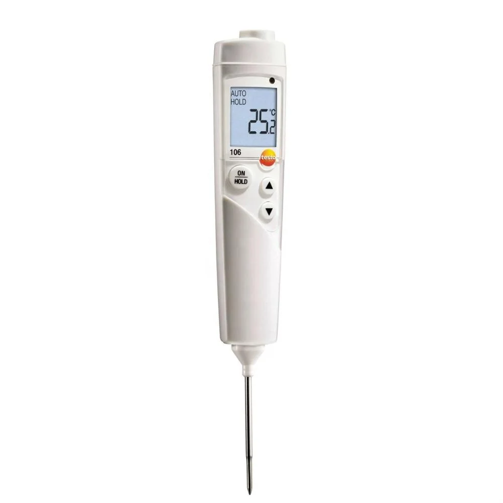 

Waterproof NTC Thermocouple Digital Food Thermometer Testo 106 t106 With Alarm And HACCP Order NO. 0560 1063