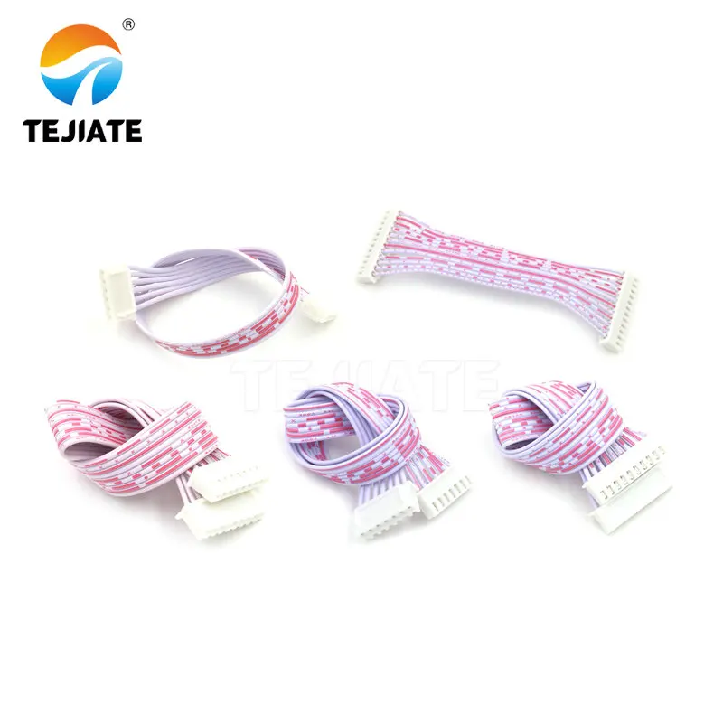 

10PCS XH2.54 Electronic Wire 2/3/4/5/6/7/8/9/10/11/12P Red/White Terminal Line Connecting Wire 30CM Double Head