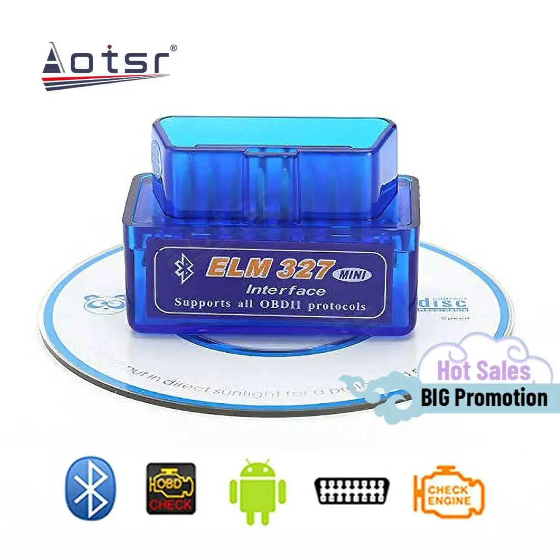 

Mini ELM327 V2.1 OBD2 Car Diagnostic Tool for Android System For ELM327 Bluetooth Model BT OBD Tools Use In Car Navigation