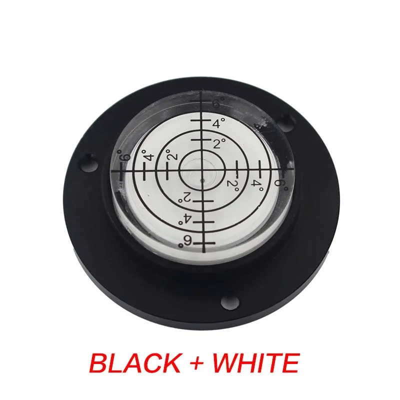 HACCURY Mini Level Round Bubble Spirit Level Diameter 50mm Height 13mm Magnetic Optional 1PCS