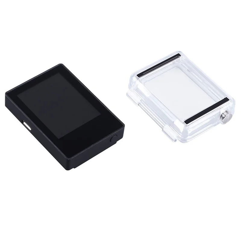 Für GoPro Hero 4 3 + 3 LCD BacPac LCD Monitor Professionelle LCD Display + Wasserdichte Fall Hinten Tür abdeckung Zubehör