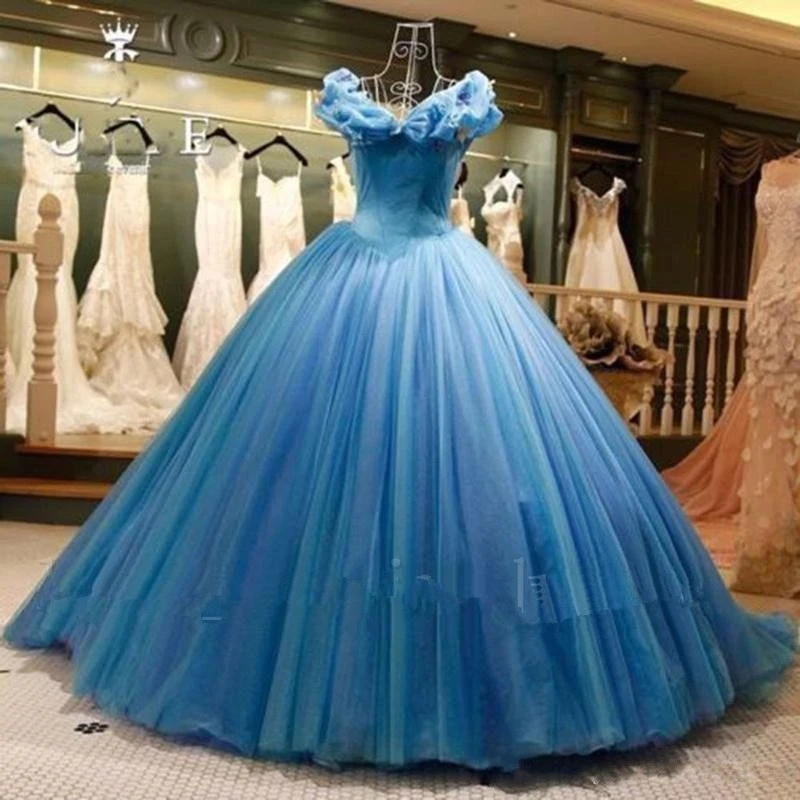 

Bealegantom Cinderella Ball Gown Quinceanera Dresses 2023 Beads Long Sweet 16 Dress Prom Party Birthday Gown For Girls QA1653