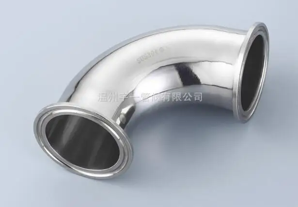 

Free shipping 2''(51mm) Sanitary Tri Clamp 45 Degree Elbow SS 304