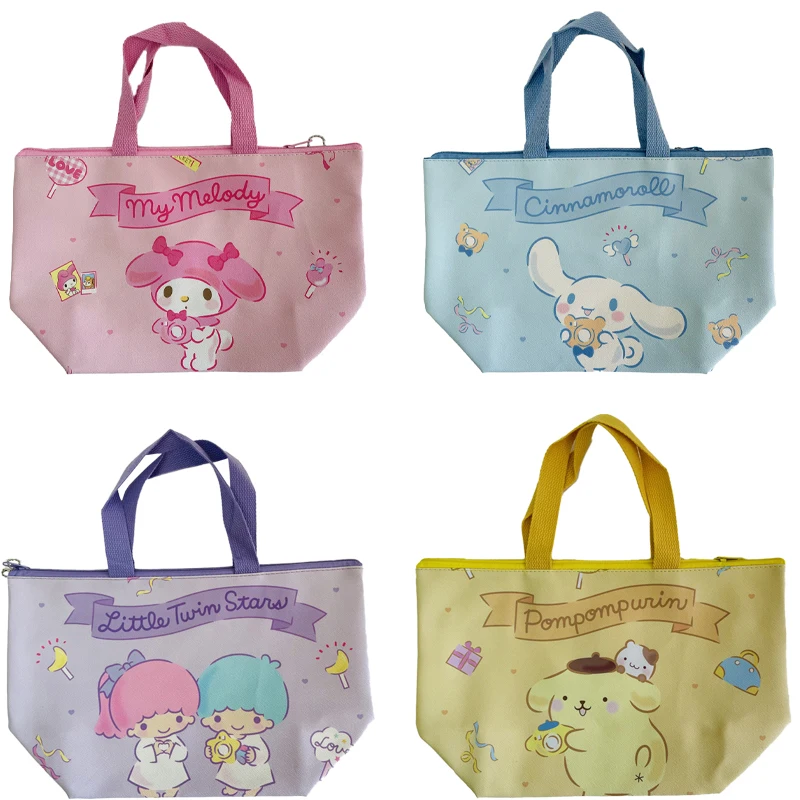 

36 см, мультяшный кавайный Sanrio Kitty Mymelody Cinnamoroll Littletwinstars, ручная сумка, ручная сумка, рождественский подарок