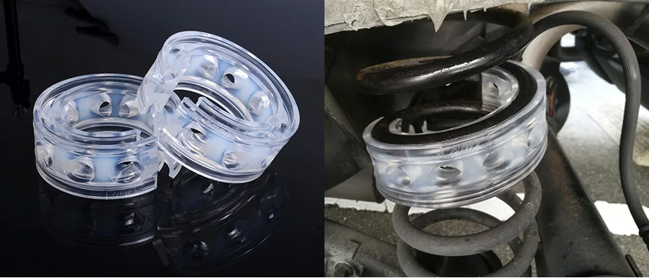 2 stücke Auto-Puffer Für Quellen Auto Absorber Frühling Auto Power Schock Quellen Stoßstangen Kissen Urethan Puffer – Detail 1