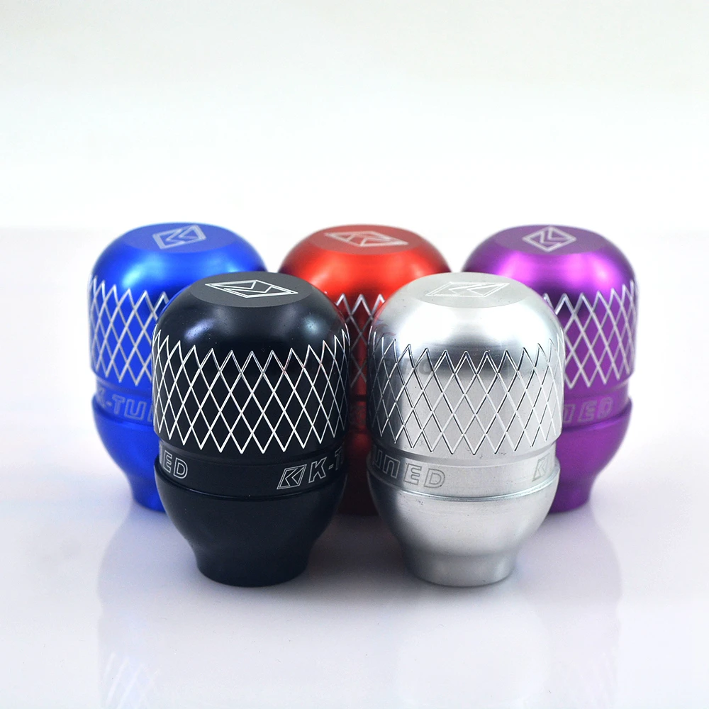 Blue/Red/Purple/Silver/Black Universal Aluminum CNC K-Tuned Racing Car Manual Transmission Gear Shift Knob Shifter Knob Lever