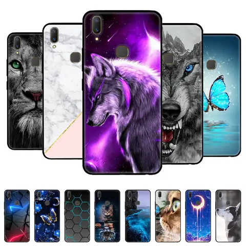 For Vivo Y85 Case 1723 V9 Silicon Back Cover Phone Case for vivo V9 Youth Cases Soft bumper coque for vivo 1727 1726 Fundas