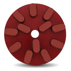 10Inch 250mm Diamond Resin Grinding Plate Diamond Grinding Polishing Disc Pad for Marble Automatic Machine