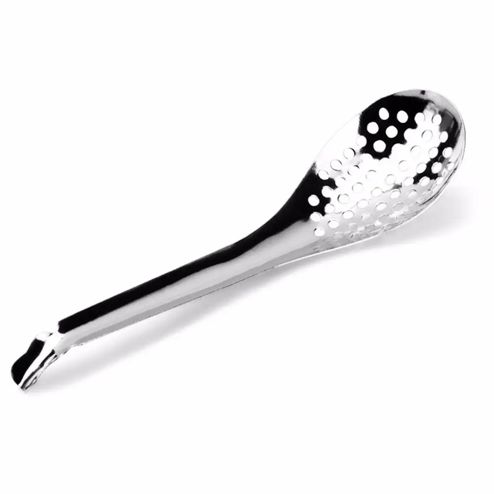 Creative Stainless Steel Slotted Spoon Acrylic Molecular Cuisine Caviar Spoon Useful Multifunction Home Kitchen Gadgets