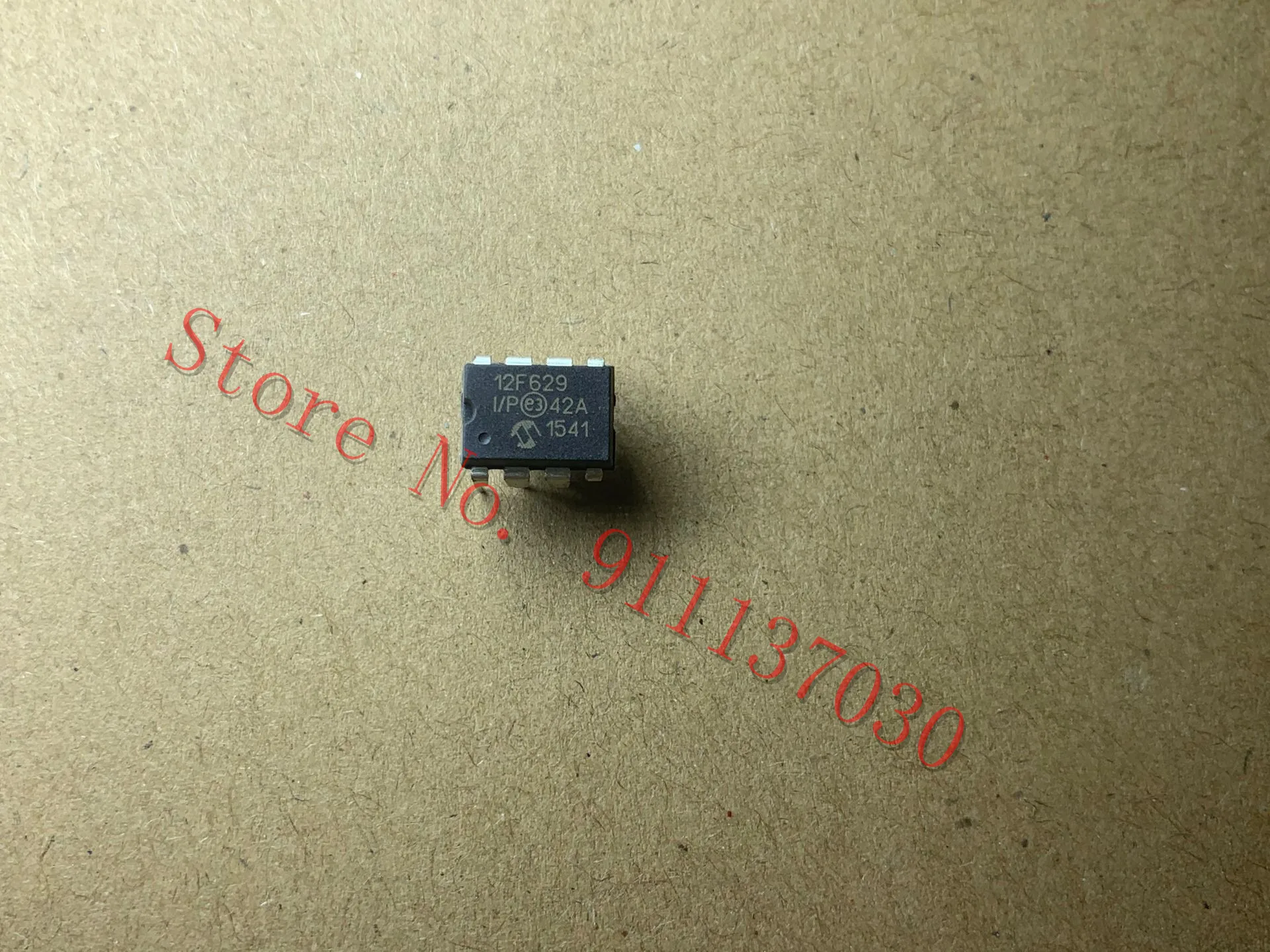 1pcs     PIC12F629   PIC12F629-I/P  DIP8