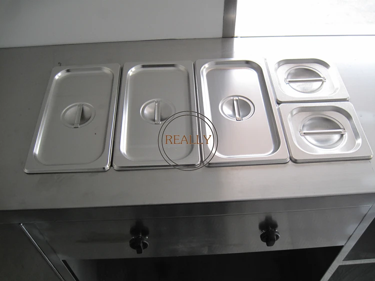 400*200*230ซม. รถบรรทุกอาหารเครปห้องครัวจัดเลี้ยงรถพ่วงฮอตดอกคีออสบับเบิ้ลชารถเข็นสำหรับขายที่สามารถปรับแต่งได้