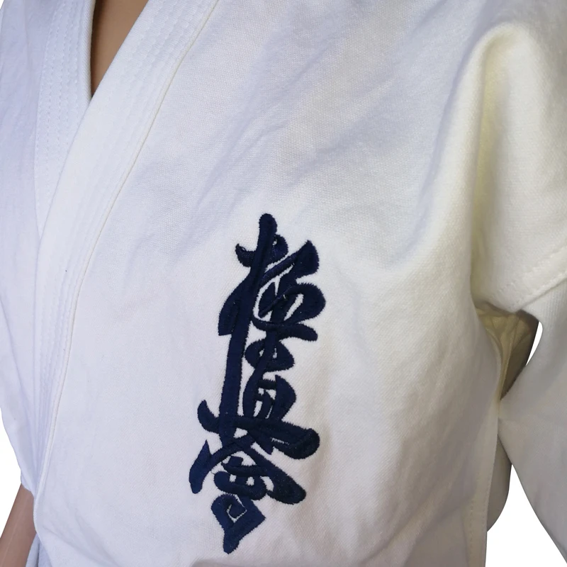 SINOBUDO Adult Child Karate Uniform 12oz Kyokushin dogi High Quality Breathable Cotton Cloth Training Uniform,free White Belt