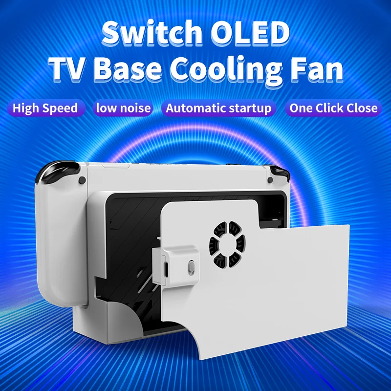 Host Cooling Fan Radiator for Switch OLED TV Base Strong Heat Dissipation Cooling Fan for Nintendo Switch