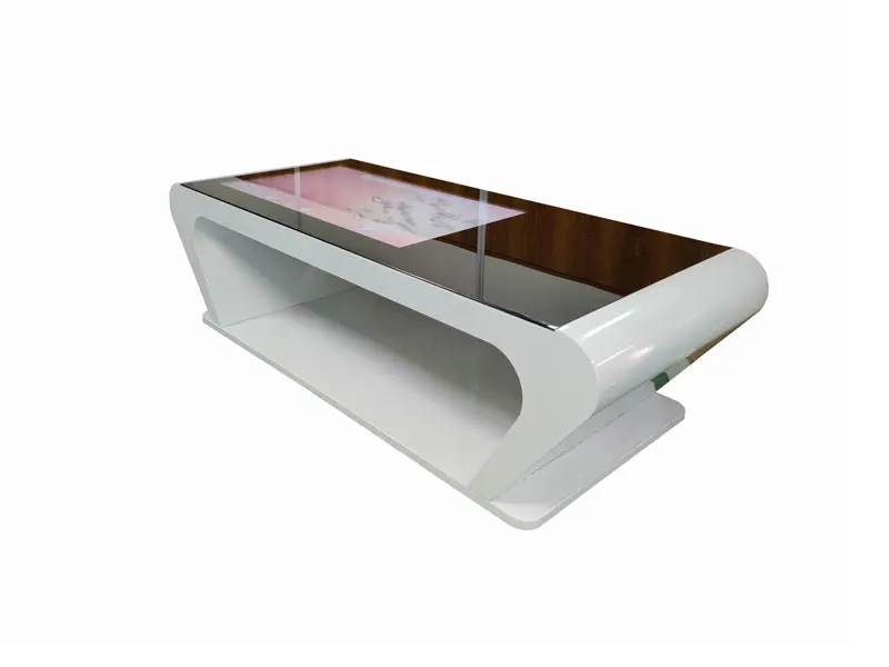 Android coffee table 43 inch advertising display player touch table for meeting room video player